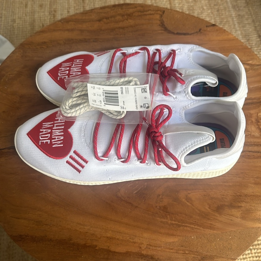 ADIDAS X HUMAN MADE X PHARRELL TENNIS HUMAN LOVE SHOE MEN'S SZ 13.5 NWT/NWOB - Picture 2 of 13